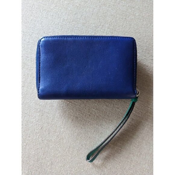 Coach Parker Color Block Leather Zip Turnlock Wallet F49486 - Picture 2 of 9